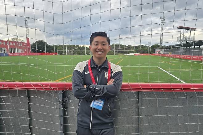 스페인 명문 레가네스에서 영양학자로 활약 중인 이정찬씨. 본인 제공