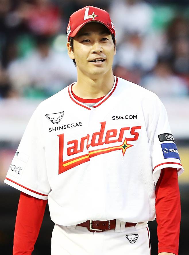 14일 인천 두산전에서 2이닝 만에 마운드를 내려간 타케다 쇼타. SSG 제공