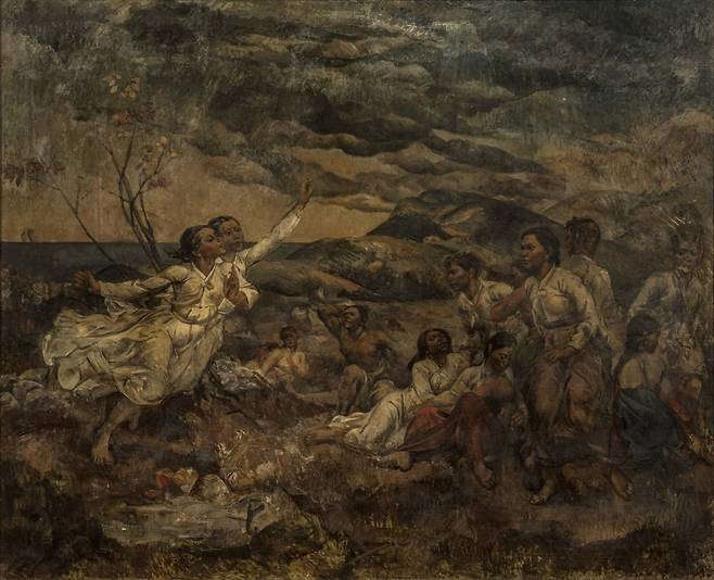 이쾌대의 '군상 II'. 성북구립미술관 제공