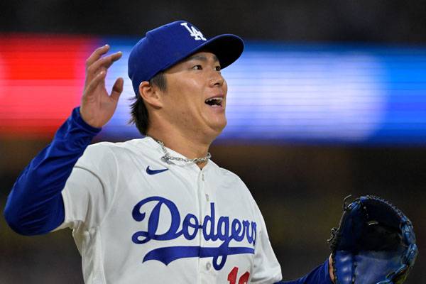 야마모토는 이날 최고의 투구를 보여줬다. 사진= Jayne Kamin-Oncea-Imagn Images= 연합뉴스 제공