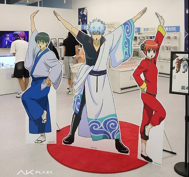 AK플라자 수원점에서 열린 일본 애니메이션 '은혼' 팝업. /AK플라자 제공