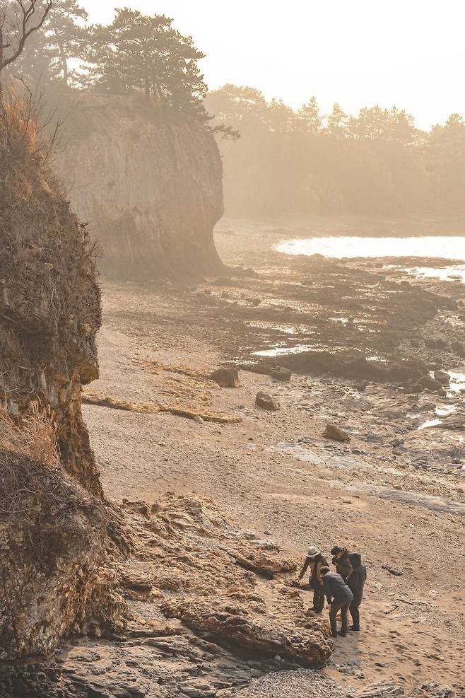 일몰 직전의 적벽강. 사진=연합뉴스