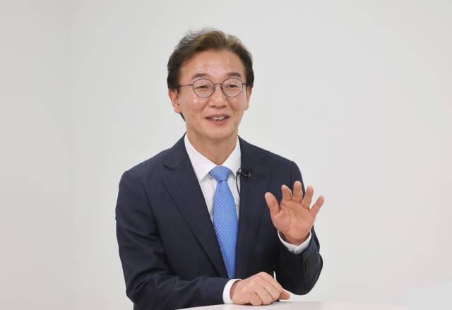 민주당 전재수 부산시장 후보. 정대현 기자