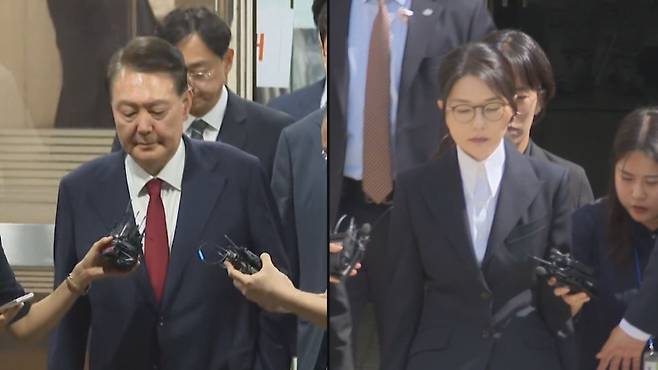 윤석열 전 대통령, 김건희 여사.