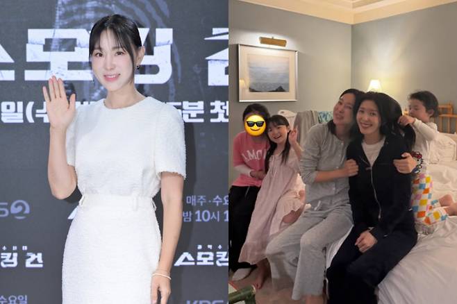 가수 출신 방송인 이지혜가 혼성그룹 샵(S#ARP) 활동을 함께했던 가수 겸 배우 서지영과의 우정을 자랑했다. /사진=머니투데이 사진 DB, 이지혜 SNS 캡처