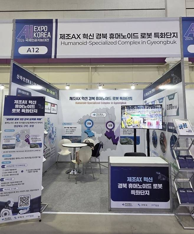포항시는 6일부터 8일까지 서울 코엑스에서 구미시와 공동으로 '경북 로봇 특화단지 유치 홍보관'을 운영한다. 포항시 제공