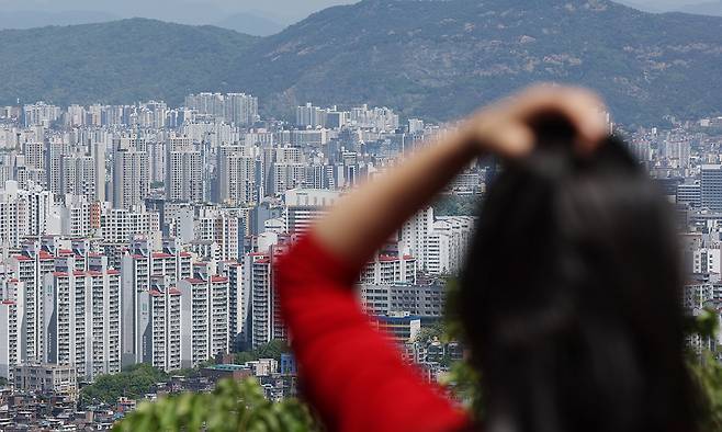 지난 5일 서울 남산에서 내려다 본 서울시내. 연합뉴스