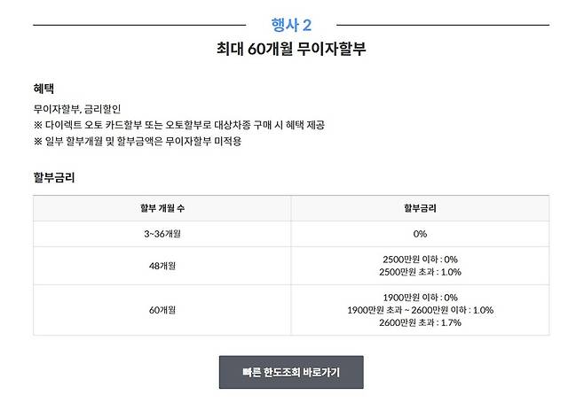 / 사진=삼성카드 홈페이지 캡처