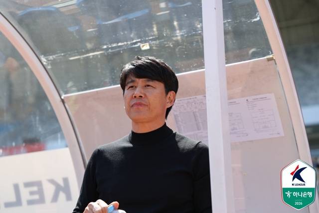 박건하 수원FC 감독. /사진=한국프로축구연맹 제공