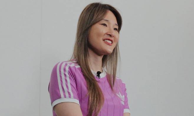 세계일보 유튜브 채널 ‘스포츠픽’ 인터뷰 촬영 중인 양제윤.