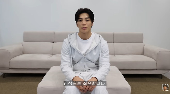 음주운전을 하다 적발돼 물의를 빚은 인기 먹방 유튜버 상해기가 논란 약 8개월 만에 새 영상을 올려 사과했다. 유튜브 채널 ‘상해기’ 캡처