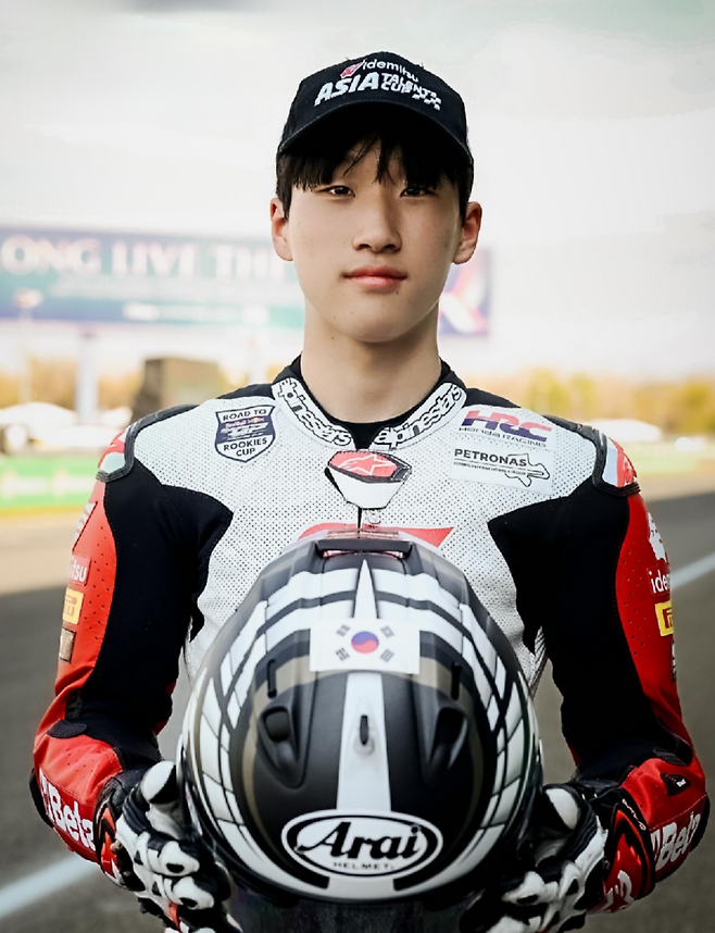 모터사이클 선수 김민재. 본인 제공