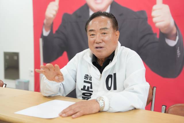 이병학 충남교육감 후보. 사진=김영정 기자