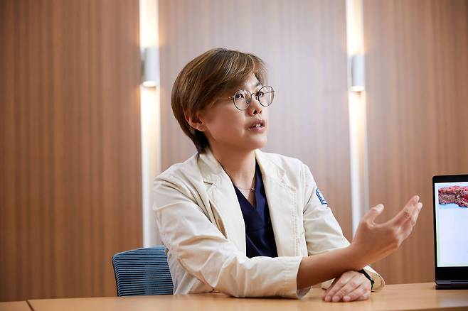 가톨릭대학교 성빈센트병원 대장항문외과 유니나 교수./사진=신지호 기자