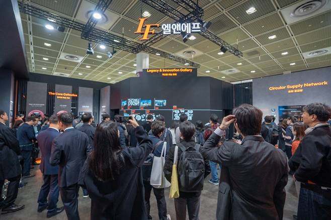 엘앤에프 ‘인터배터리 2026’ 부스 전경. 엘앤에프