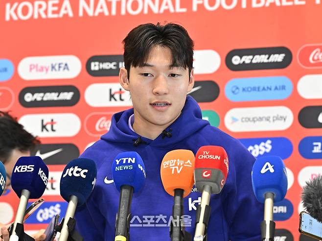 축구 국가대표팀의 배준호.