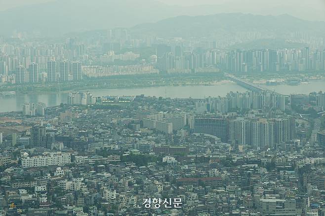서울 강남권 아파트 단지 모습. 문재원 기자