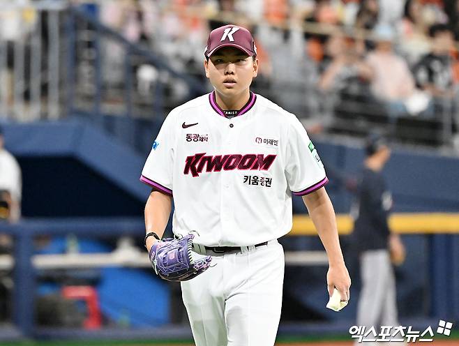 키움 히어로즈 좌완 파이어볼러 유망주 박정훈이 19일 서울 고척스카이돔에서 열린느 2026 신한 SOL KBO리그 SSG 랜더스와 팀 간 4차전에 선발투수로 나선다. 사진 엑스포츠뉴스 DB