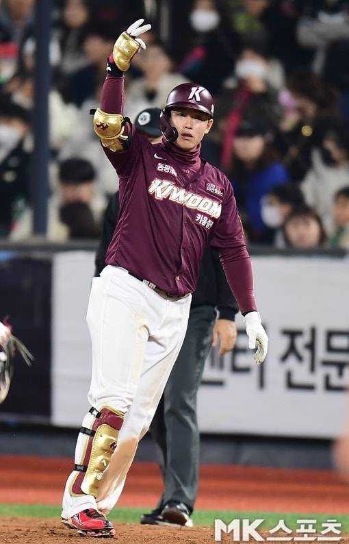 김웅빈은 20일 SSG전에서 큰 존재감을 뽐냈다. 사진=김재현 기자