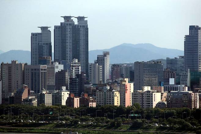 서울 강남구 삼성동과 청담동 일대 아파트 단지. 연합