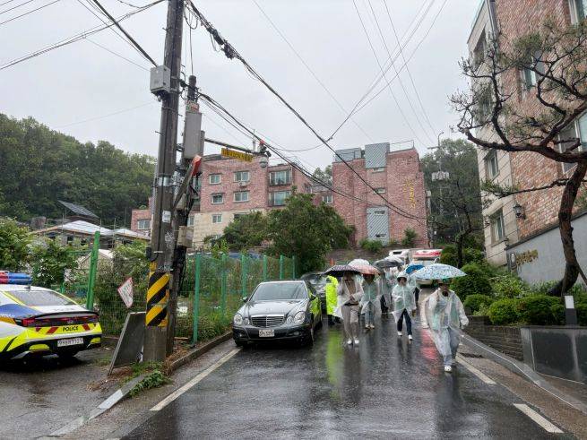 안양시 산사태 주민대피훈련 모습 ⓒ안양시 제공