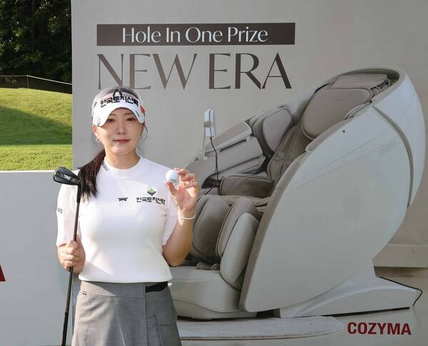 2026년 한국여자프로골프(KLPGA) 투어 제14회 E1채리티 오픈에 출전한 조아연 프로가 1라운드 3번홀(파3)에서 홀인원을 기록했다. 사진제공=KLPGA (사진을 무단으로 사용하지 마십시오.)