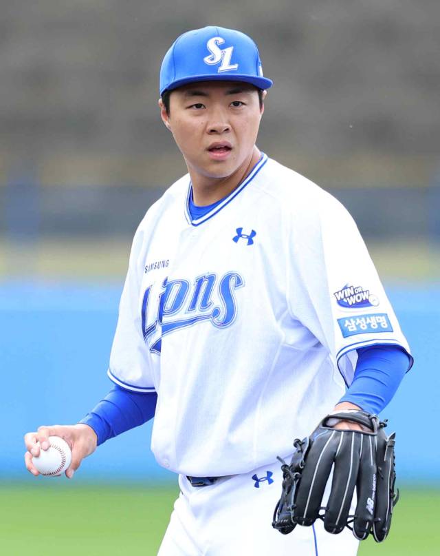 삼성 라이온즈의 김무신. 삼성 제공
