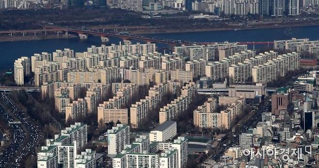 서울 강남구 압구정동 현대아파트 전경.