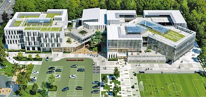 광주과학기술원이 설립 추진 중인 AI영재학교 조감도. /GIST 제공