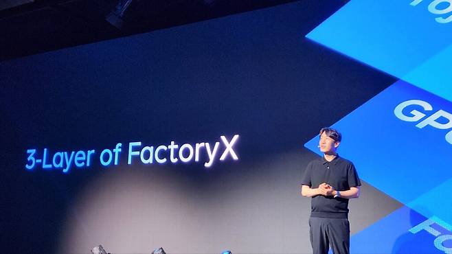 FactoryX는 대규모 AI를 생산하는 공장이라는 의미의 ‘Factory’에 NHN클라우드가 축적한 경험(eXperience)과 고객의 AI 전환(AX) 여정을 뜻하는 ‘X’를 결합한 브랜드다. (사진=테크42)