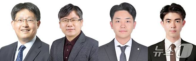 권인찬·태기융 교수, 이재훈 박사, 정준영 박통합과정생(왼쪽부터)(지스트 제공,재판매 및 DB금지)/뉴스1