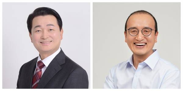 도의원 창녕1 선거구 이경재(국민의힘·왼쪽) 한현기(진보당) 후보