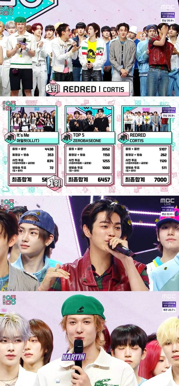 음악중심 코르티스 / 사진=MBC 캡처