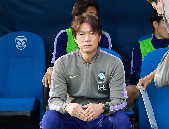 북중미 월드컵 모의고사에서 대승을 거둔 홍명보호. 뉴스1