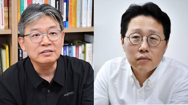 이상국(왼쪽 사진) 아주대 사학과 교수와 박종희 서울대 정치외교학부 교수가 지난달 28일 서울 관악구 서울대 연구실에서 본보와 인터뷰를 하고 있다. 윤기훈 인턴기자