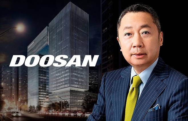 박정원 두산그룹 회장. 그래픽=박혜수 기자