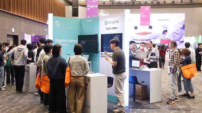 LG는 지난 22일 마곡 LG사이언스파크에서 스타트업 발굴·육성 행사인 '슈퍼스타트 데이 2026'./연합뉴스