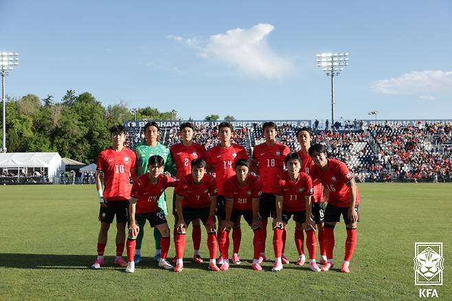 한국 축구대표팀. /사진=대한축구협회 제공