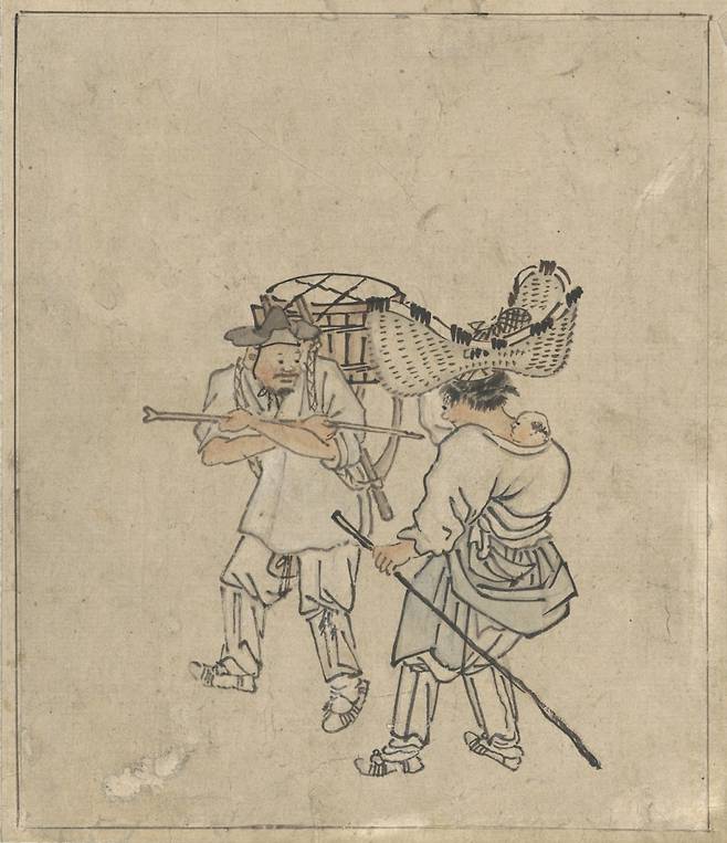 '행상'(18세기). /국립중앙박물관