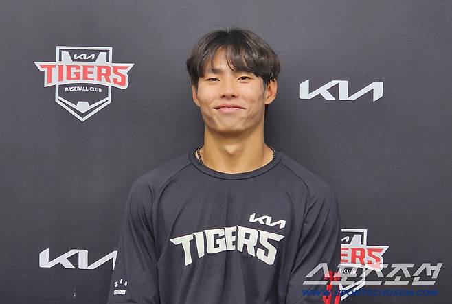 인터뷰에 임한 KIA 김민규. 김영록 기자