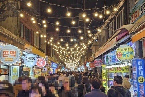 해운대시장 전경. 해운대구