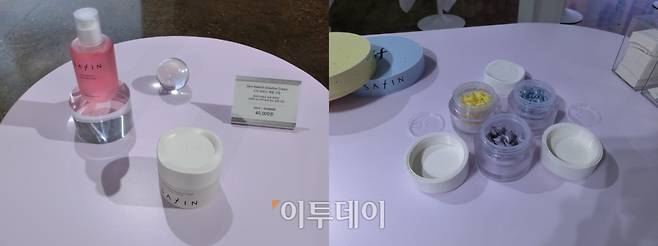 사핀 주요 제품.(사진=연희진 기자)