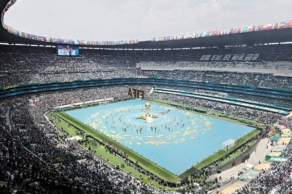 2026 피파 월드컵 개막, 꽉 찬 개막전 관중석. 연합뉴스