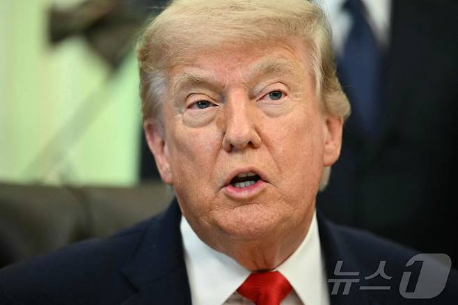 도널드 트럼프 미국 대통령ⓒ AFP=뉴스1