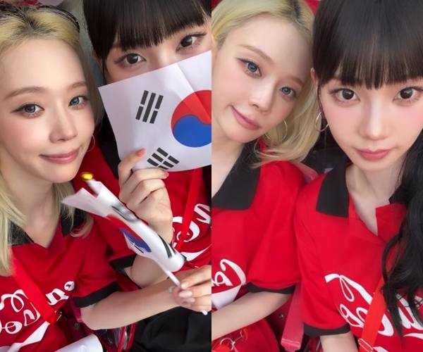 사진=카리나, 윈터 SNS