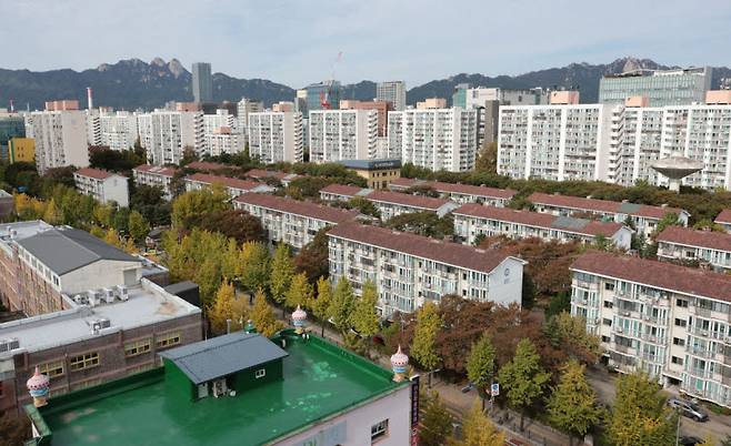서울 노원구 상계주공5단지와 일대 아파트 모습 (사진=연합뉴스)