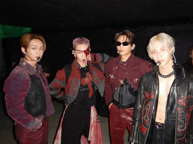 왼쪽부터 온유, 키, 최민호, 태민 /사진=키 인스타그램