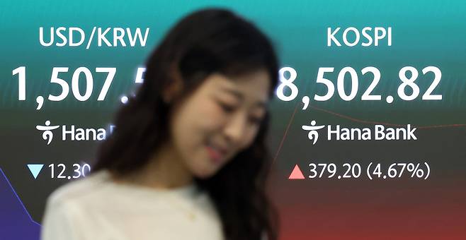 미국과 이란이 종전 양해각서(MOU) 체결에 합의했다고 발표한 6월 15일 코스피가 8500선을 회복했다. 뉴스1
