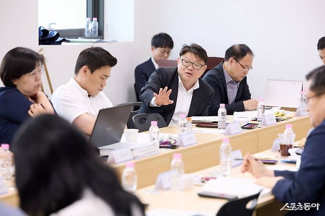 17일 양주시장직 인수위는 7호선 도봉산~옥정 차량제작사 계약 해지에 따른 개통을 논의하고 있다.