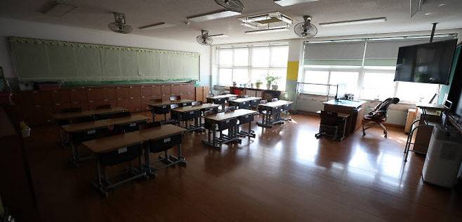 대구의 한 초등학교 교실. (사진=뉴시스)